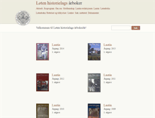 Tablet Screenshot of bok.loten-historielag.org